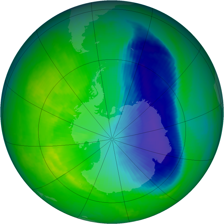 Ozone Map 2000-11-02